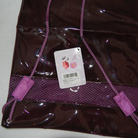 Paperchase Wonderland 2013, Back to School Purple Backpack, 12" Wide x 17" Tall - Picture 7 of 10